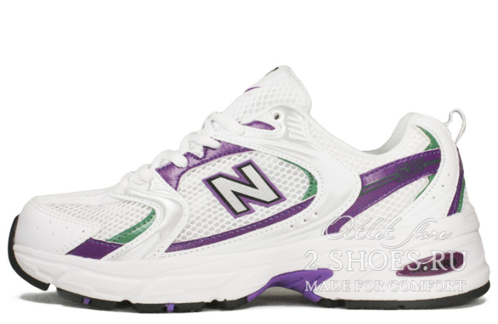 Кроссовки New Balance MR530SF White Purple  белые