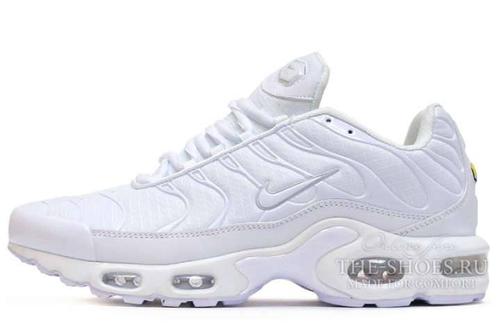 Кроссовки Nike Air Max TN Plus Pure White  белые