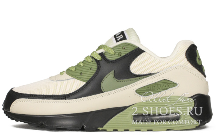 Кроссовки Nike Air Max 90 Lahar Escape Cream Black CI5646-200 бежевые