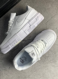 Кроссовки Nike Air Force 1 Pixel White живое фото 2