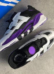 Кроссовки Adidas Niteball White Power Purple Black живое фото 2