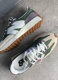 Кроссовки New Balance WS327COB White Green живое фото 2
