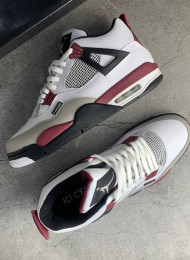 Кроссовки Nike Air Jordan 4 (IV) Retro PSG Paris Saint Germain живое фото 2