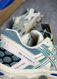 Кроссовки Asics Gel Kahana 8 Khaki Mint живое фото 4