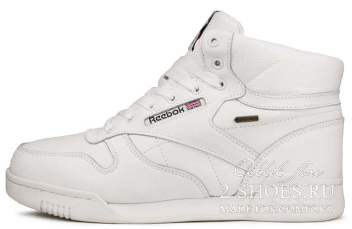 Кроссовки Reebok Keepwarm Mid Winter White Leather  белые, кожаные