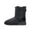 Угги женские Ugg Australia Short Zip Metallic Black